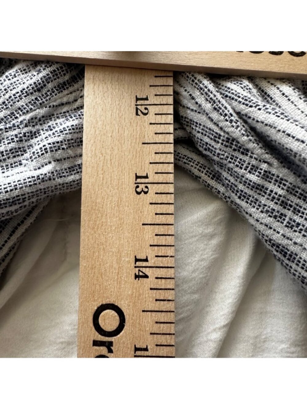 GAP Women's Blue Striped Linen-Blend Cropped Pants Small Beach Resort Vacation - Picture 8 of 10